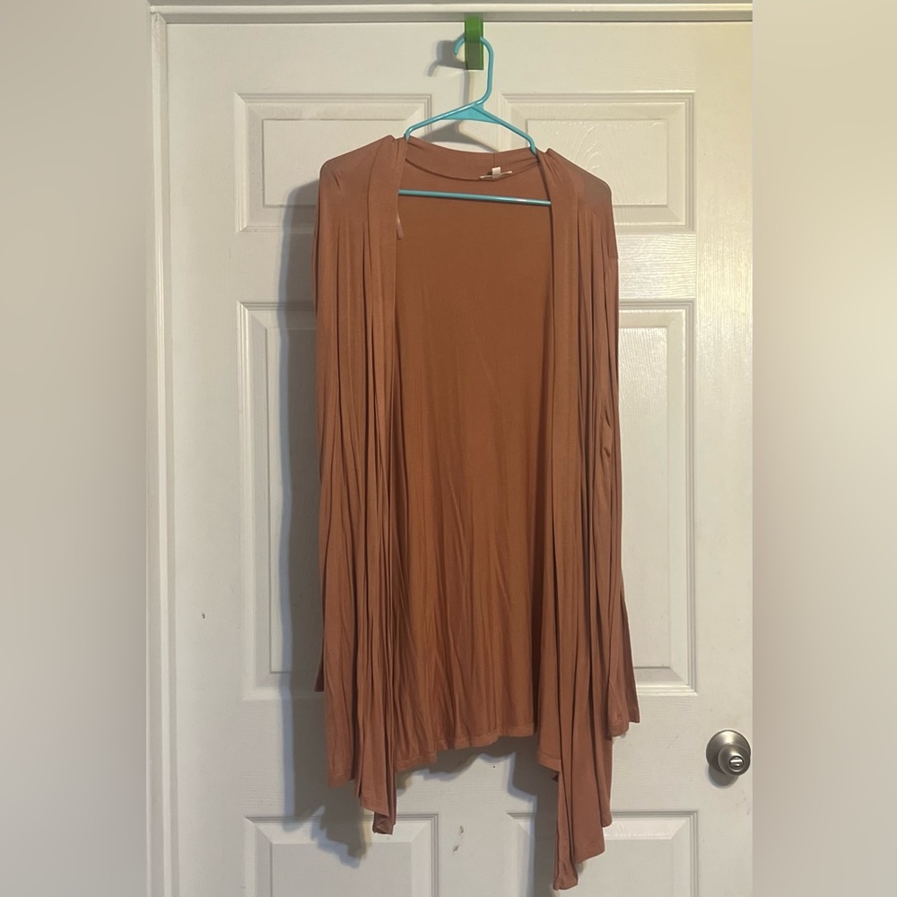 Plus size mauve/pink cardigan